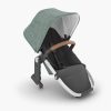 UPPAbaby RumbleSeat V2+ - Emmett (Green Melange / Silver/ Saddle Leather) - Traveling Tikes