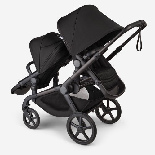 Bugaboo Kangaroo 2 in 1 tandem stroller black chassis midnight black fabrics midnight black sun canopy x PV007393 05 c40c010f 822f 45a1 aa0c 2a8604695e08