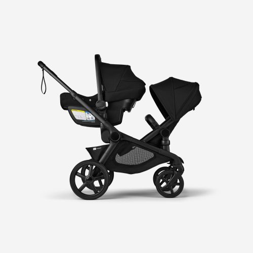 Bugaboo Kangaroo 2 in 1 tandem stroller black chassis midnight black fabrics midnight black sun canopy x PV007393 15 b9cd70bb 7171 4ff9 96a0 0d3d2c800872