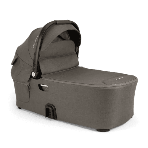 Nuna DEMInext Bassinet Granite Angle FlapUp US web 4c85