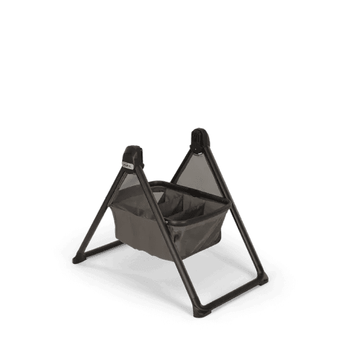 Nuna DEMInext Bassinet Stand Granite Angle US web 4057