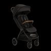 Nuna TRVL LX Self-Folding Compact Stroller - Caviar - Traveling Tikes