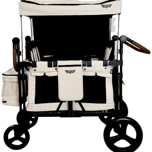 Keenz XC Luxury Comfort (2 Passenger) Stroller Wagon - Cream - Traveling Tikes