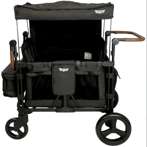 Keenz XC Luxury Comfort (2 Seater) Stroller Wagon - Black - Traveling Tikes