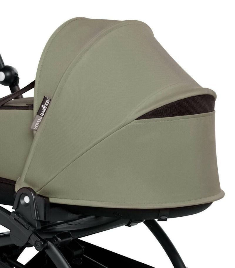 YOYO2 BASSINET CLOSEUP VENTILATEDCANOPYOPEN OLIVE WEB b4cd13ee 9995 4263 a613 4990fa22d2a3