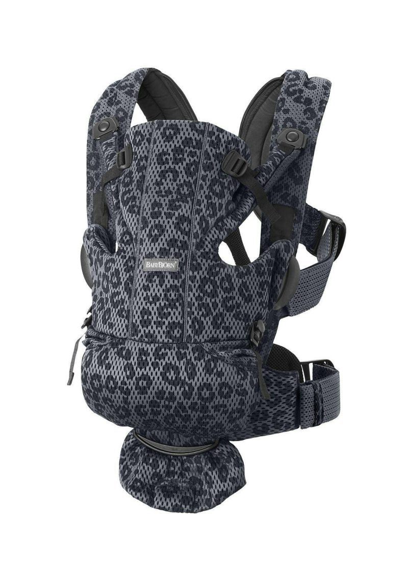 baby bjorn baby carrier free 3d mesh anthracite leopard traveling tikes 2