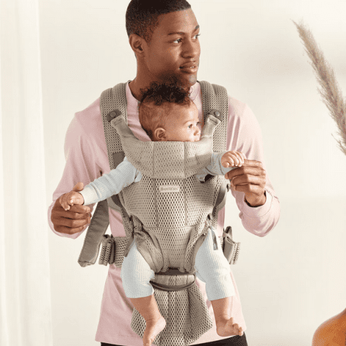 baby bjorn baby carrier free 3d mesh gray beige traveling tikes 4