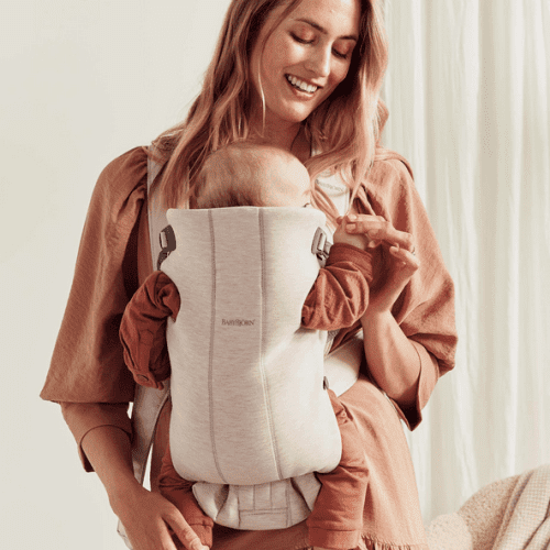 baby bjorn baby carrier mini 3d jersey light beige traveling tikes 4