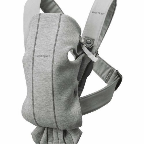 Baby Bjorn Baby Carrier Mini 3D Jersey- Light Gray - Traveling Tikes