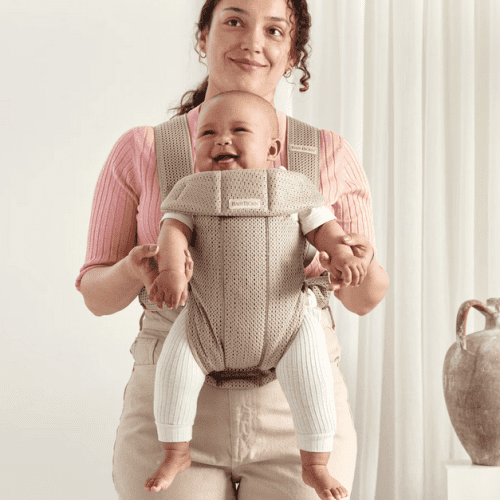 baby bjorn baby carrier mini 3d mesh gray beige traveling tikes 7