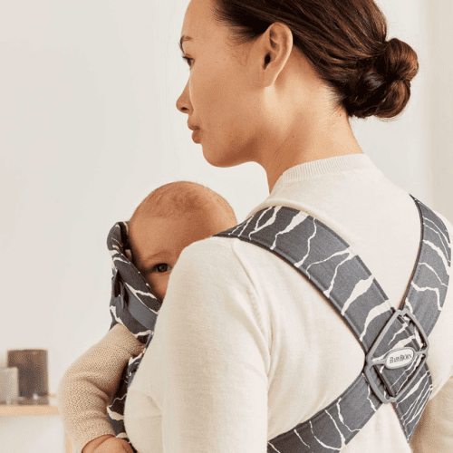 baby bjorn baby carrier mini cotton anthracite landscape traveling tikes 5