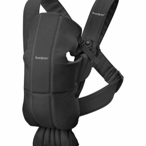 Baby Bjorn Baby Carrier Mini Cotton - Black - Traveling Tikes