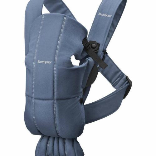 Baby Bjorn Baby Carrier Mini Cotton - Vintage Indigo - Traveling Tikes