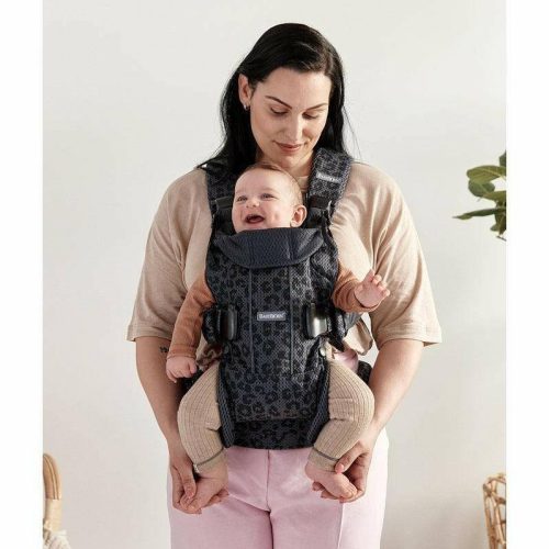 baby bjorn baby carrier one air 3d mesh anthracite leopard traveling tikes 4