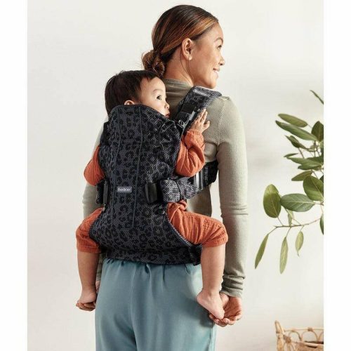 baby bjorn baby carrier one air 3d mesh anthracite leopard traveling tikes 6