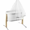 Baby Bjorn Baby Cradle Bundle with Fitted Sheet and Canopy  - White - Traveling Tikes