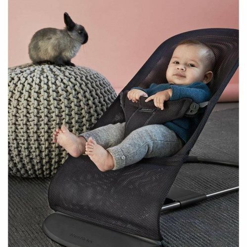 baby bjorn bouncer bliss mesh anthracite traveling tikes 3