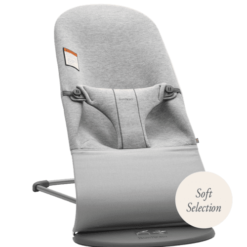 Baby Bjorn Bouncer Bliss - Soft Selection - Light Gray 3D Jersey - Traveling Tikes