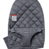 Baby Bjorn Fabric Seat Classic Quilted Cotton - Anthracite - Traveling Tikes