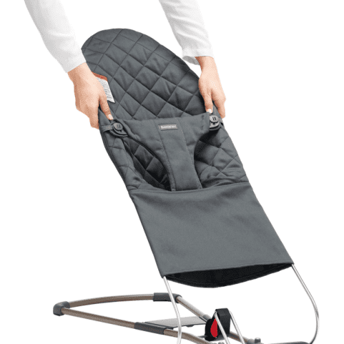 baby bjorn fabric seat classic quilted cotton anthracite traveling tikes 4