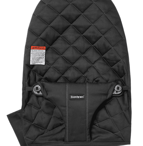 Baby Bjorn Fabric Seat Classic Quilted Cotton - Black - Traveling Tikes