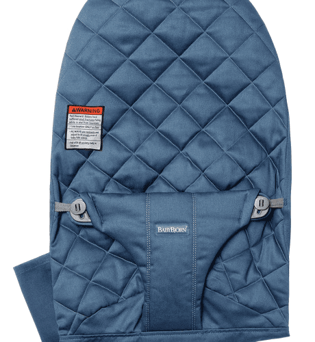 Baby Bjorn Fabric Seat Classic Quilted Cotton - Midnight Blue - Traveling Tikes