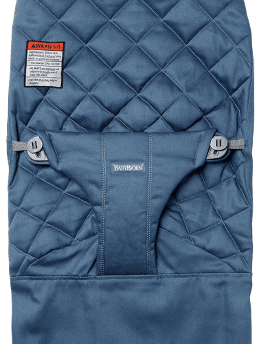 baby bjorn fabric seat classic quilted cotton midnight blue traveling tikes 3