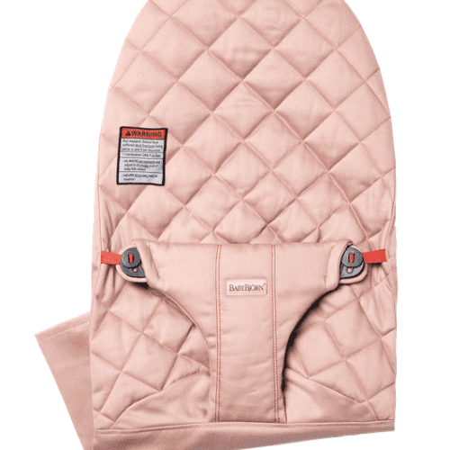 Baby Bjorn Fabric Seat Classic Quilted Cotton - Old Rose - Traveling Tikes