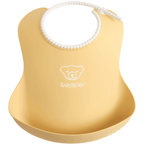 Baby Bjorn Soft Bib - Powder Yellow - Traveling Tikes