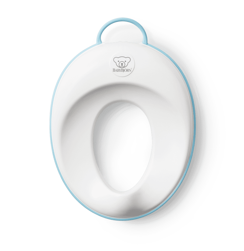 baby bjorn toilet training seat whiteturquiose traveling tikes 1