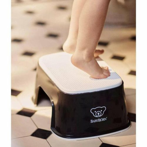 babybjorn step stool black white traveling tikes 3