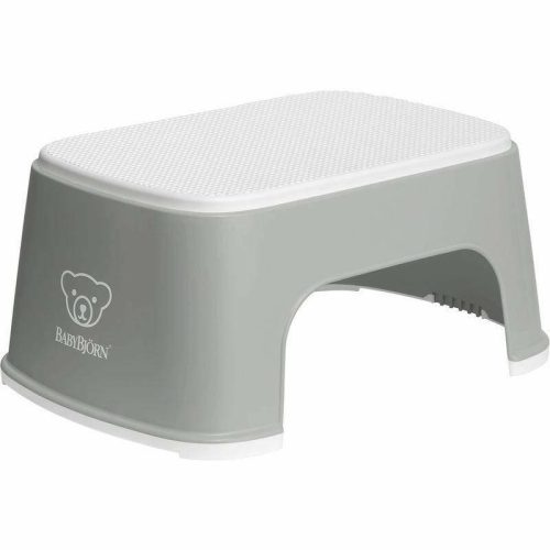 BabyBjorn Step Stool - Grey/White - Traveling Tikes