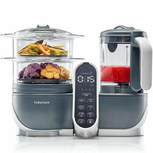 Babymoov Duo Meal Station 6-in-1 Food Processor - Grey - Traveling Tikes