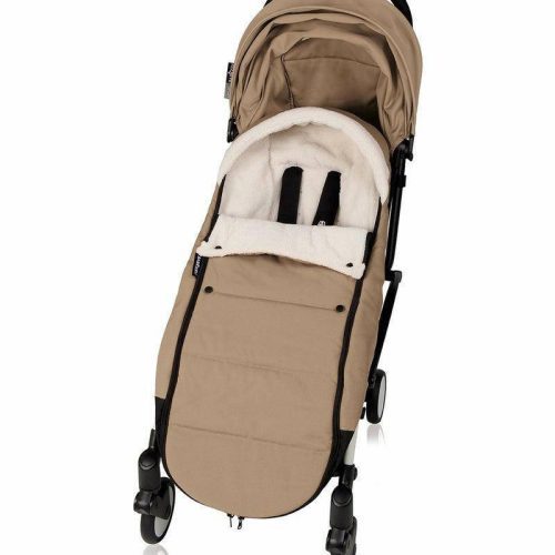 babyzen polar footmuff taupe traveling tikes 3