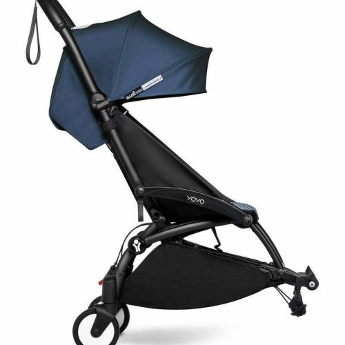 Stokke YOYO Connect Frame 6+ - Black / Air France Blue - Traveling Tikes