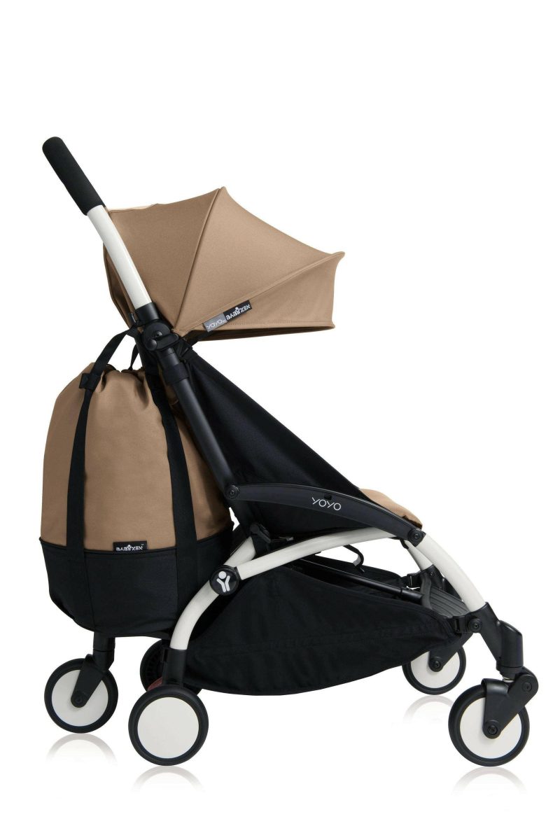 babyzen yoyo rolling bag taupe traveling tikes 3