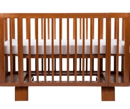 bloom retro solid wood crib oak traveling tikes 5