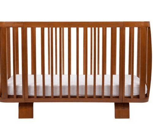 bloom retro solid wood crib oak traveling tikes 6