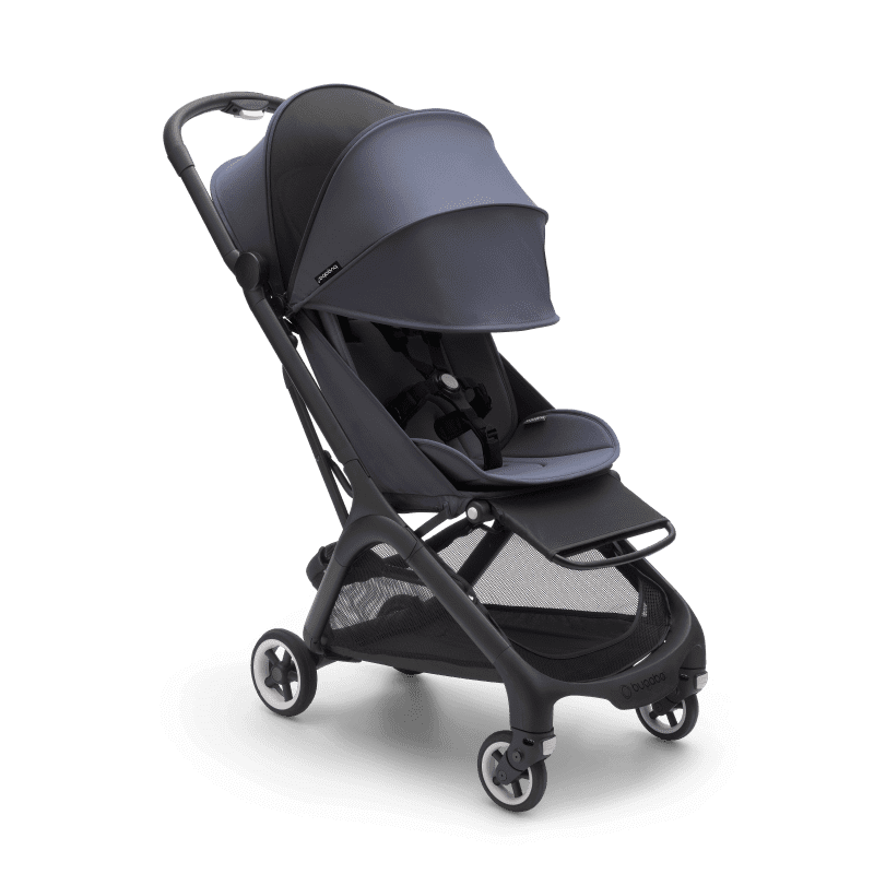 bugaboo butterfly stroller stormy blue traveling tikes 2