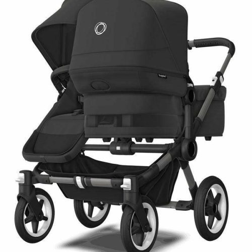 bugaboo donkey 5 duo complete stroller bundle aluminum midnight black midnight black traveling tikes 3