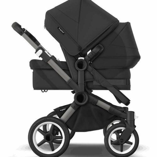 bugaboo donkey 5 duo complete stroller bundle aluminum midnight black midnight black traveling tikes 4