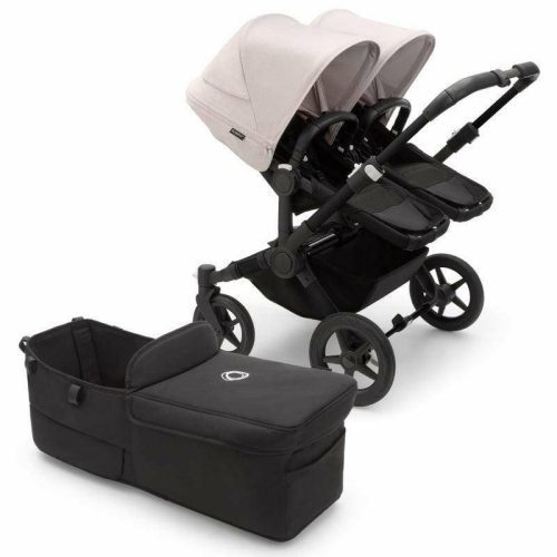 Bugaboo Donkey 5 Duo Complete Stroller Bundle - Black / Midnight Black / Misty White - Traveling Tikes