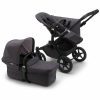 Bugaboo Donkey 5 Mineral Mono Complete Stroller - Black / Washed Black - Traveling Tikes