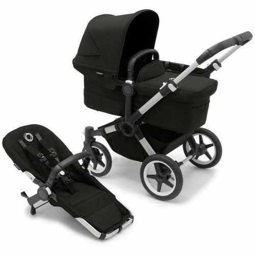 bugaboo donkey 5 mono complete stroller aluminum midnight black midnight black traveling tikes 2