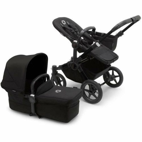 Bugaboo Donkey 5 Mono Complete Stroller - Black / Midnight Black / Midnight Black - Traveling Tikes