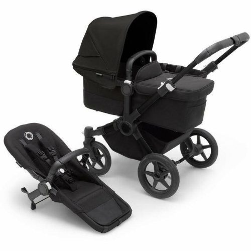 bugaboo donkey 5 mono complete stroller black midnight black midnight black traveling tikes 2