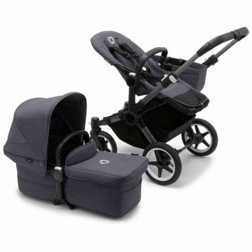 Bugaboo Donkey 5 Mono Complete Stroller - Graphite / Stormy Blue / Stormy Blue - Traveling Tikes