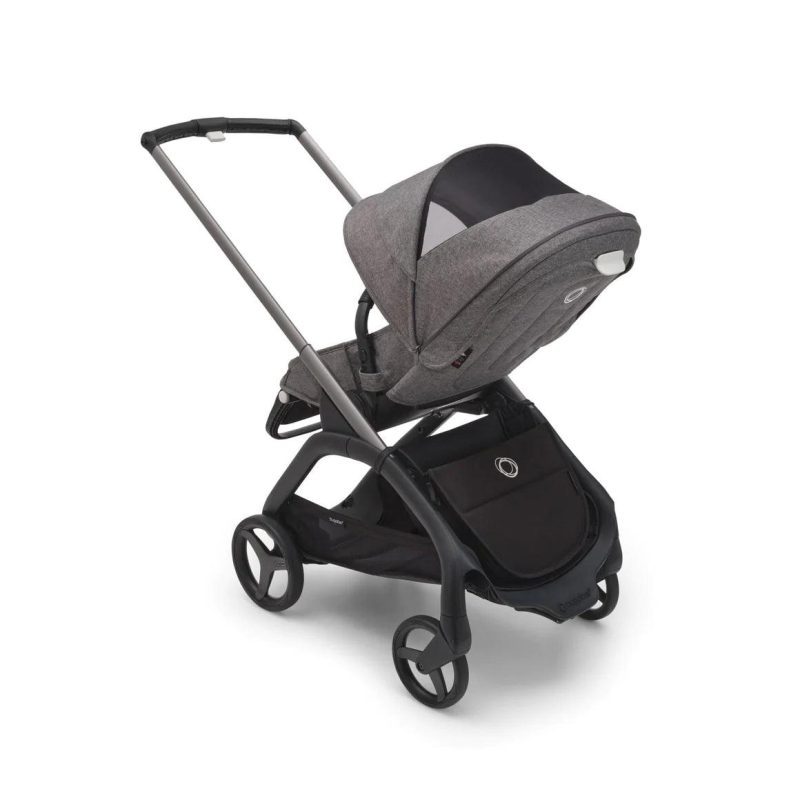 bugaboo dragonfly complete stroller bassinet graphitegrey melangegrey melange traveling tikes 3