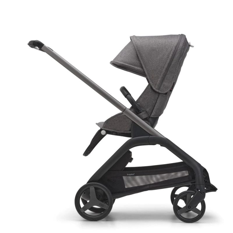 bugaboo dragonfly complete stroller bassinet graphitegrey melangegrey melange traveling tikes 4