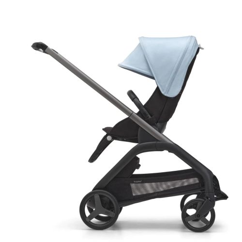 bugaboo dragonfly complete stroller bassinet graphitemidnight blackskyline blue traveling tikes 4